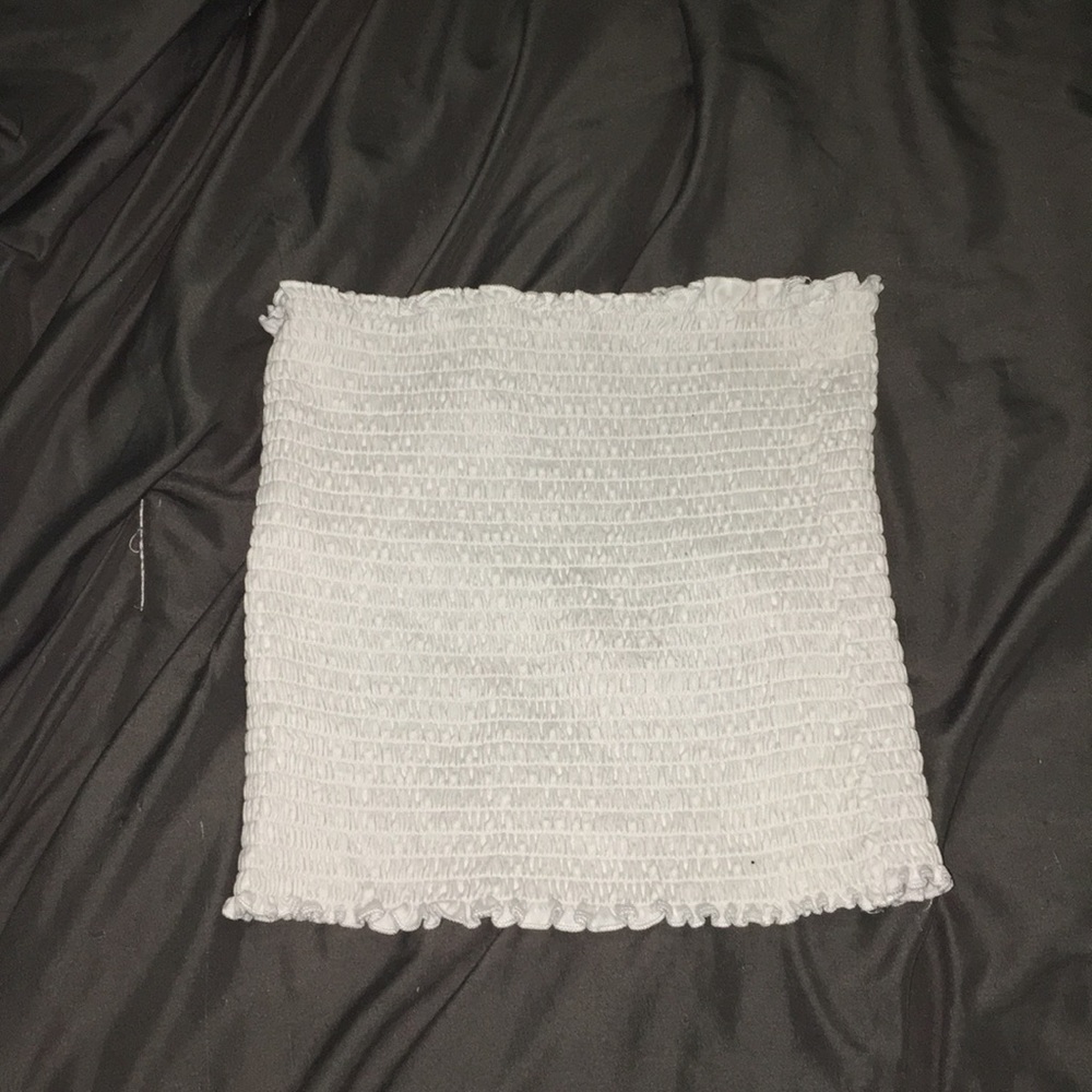 white tube top